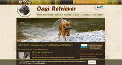 Desktop Screenshot of oasiretriever.it
